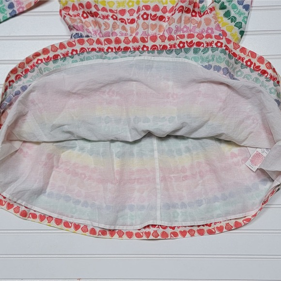 Mini Boden Rainbow Seaside Print Dress - Picture 4 of 5